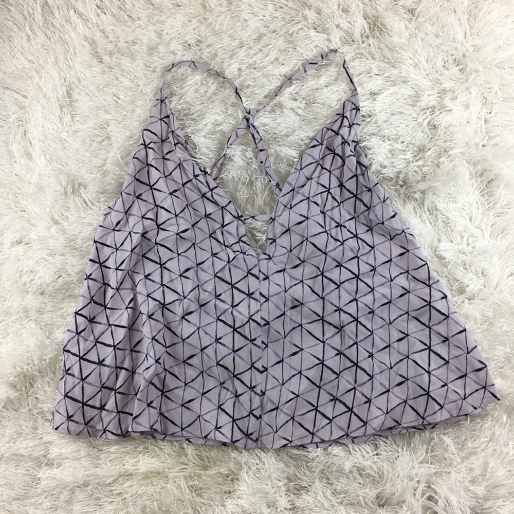 Silence and Noise Urban Outfitters Top Purple Tank